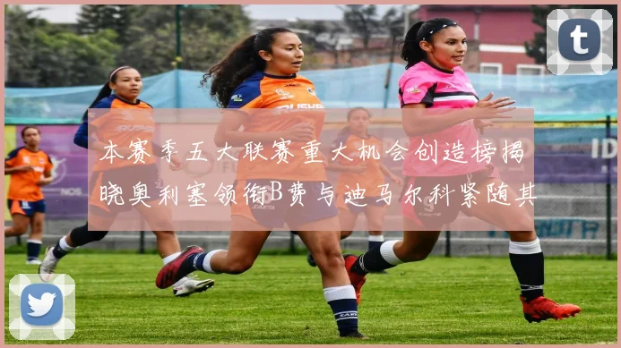 本赛季五大联赛重大机会创造榜揭晓奥利塞领衔B费与迪马尔科紧随其后